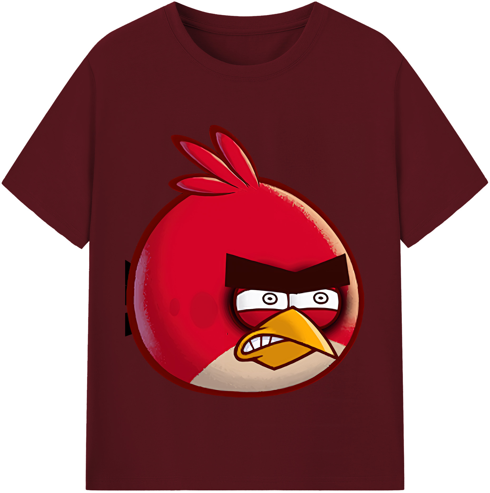 （画像用） Angry Birds アングリーバード 綿100％半袖Tシャツ（フロントプリント）